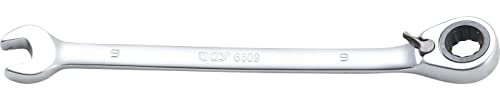 BGS 6609 | Chiave combinata a cricchetto | reversibile | 9 mm