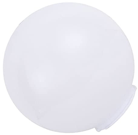 Toddmomy 1Pc Lámpara Acrílica Blanca Poste de Globo de Plástico Redondo de Lámpara de Reemplazo de de Reemplazo para (20X20x20cm)