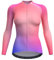 Wulibike Radtrikot Damen Langarm,Fahrradtrikot Damen Rennrad Trikot Fahrrad Shirt Reflektierende Schnell Trocknend Atmungsaktiv Top Mit RüCkentaschen Neon S