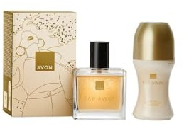AVON Far Away Set de Regalo, Eau de Perfum 30 ml y Desodorante Antitranspirante Roll-on 50 ml, Fragancia Femenina