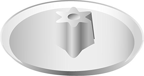 Abdeckkappen, weiß für Fensterrahmenschrauben mit T30 - Antrieb, 100 Stück