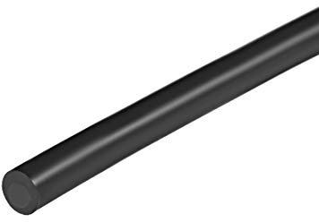 sourcing map Silicone Tube 2mm ID x 4mm OD 1m Caoutchouc Tube Air Tuyau Eau Tuyau pour Pompe Transfer Noir