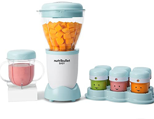nutribullet Baby Food Processor - 18 Piece Complete Set - Stay Organised with Date Markers - Take Complete Control - Prepare, Blend & Puree Fresh Ingredients with Ease