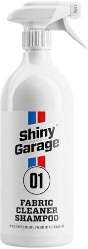 SHINY GARAGE Fabric Cleaner Shampoo 1L | Trockenshampoo für empfindliche Textilien Entfernt Schmutz ohne Ausspülen Sanft zur Oberfläche Mit Netzwerktechnologie Frischer Duft