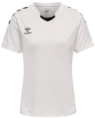 hummel hmlCORE XK Poly Trikot Damen F9368 weissschwarz, S Damen