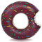 Aufblasbarer Schwimmreifen, Floating-Ring Donut Aufblasbar Ring Luftmatratze Reifen Schwimmreifen,Schwimmring für Erwachsene & Kinde (schwarz)