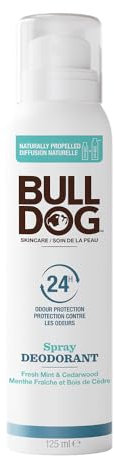 Bulldog Deodorant-Spray mit frischer Minze und Zedernholz, 125 ml