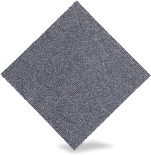 Carpet Tiles Self-Priming Multi-Purpose Carpeting Floor Mat For Home And Pets Non-Slip Self-Adhesive Carpet Floor Tile(Dark Gray,50PCS)