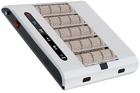 Nettoyeur automatique de semelles de chaussures, nettoyeur de chaussures à induction, nettoyeur de semelles sans eau, polisseuse et aspirateur 2 en 1, aspiration automatique 1000 PA, essuyage rapide e