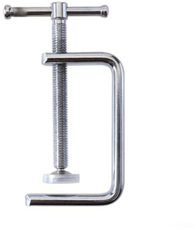 G Clamp with Fixture with Firm Gripping Device Carpentry Clamping Fclip for Board DIY Projects Steel Construction Woodworking Non (B)