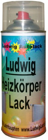 LudwigLacke Heizkörperlack Spray 400 ml - RAL 8017 Schokoladenbraun