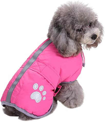 Queenmore Cold Weather Dog Coats Loft Reversible Winter Fleece Dog Vest Waterproof Pet Jacket Available in Extra Small, Small, Medium, Large Extra Large Sizes