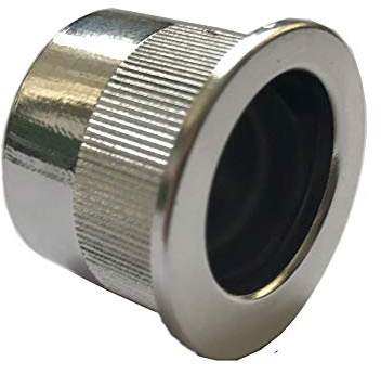 Universal Hardware Small Finger Pull Sliding Handles Reccessed Flush Fitting Pocket Insert Sliding Doors (Polished Chome)