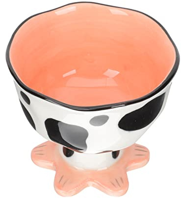 Cabilock Ciotola Per Insalata Da Dessert in Ceramica Ciotola Per Insalata Piedini Contenitore Per Dessert Coppa Per Gelato Articoli Per Casa