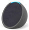 Echo Pop | Full sound compact Wi-Fi and Bluetooth smart speaker with Alexa | Charcoal and a Made For Amazon Sleeve for Echo Pop (2023 release), Grey