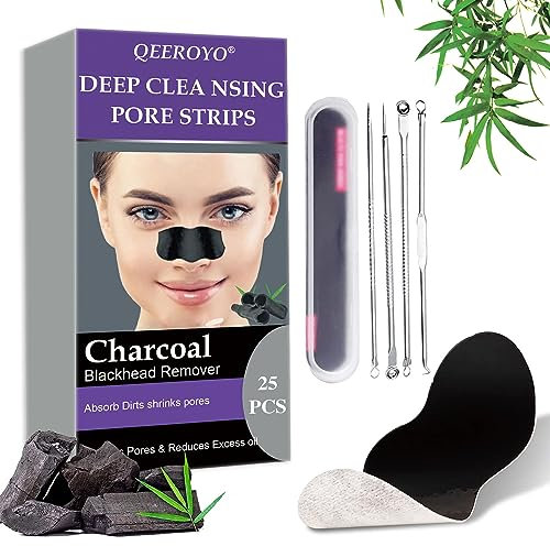 Cerotto Naso Punti Neri, Cerotti Rimuovi Punti Neri, Strisce Punti Neri Naso, Nose Strips, Strisce Per Punti Neri, Punti Neri Rimozione Cerotti, Cerotti Punti Neri Naso, 25 Pezzi
