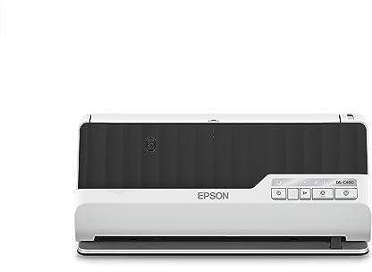 Epson DS-C490 Duplex Desktop Document Scanner 20-Page Auto Feeder