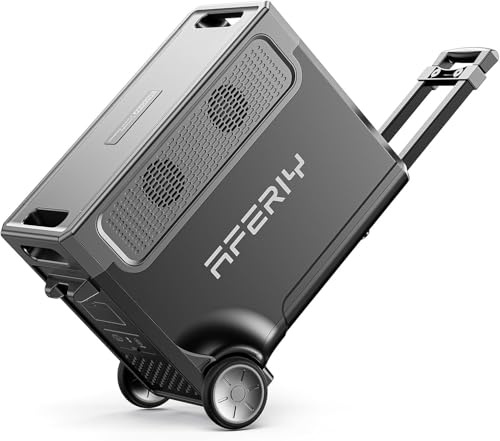 AFERIY Generador Eléctrico Portátil CA 3600W (7200W Pico), Estación Solar Silenciosa 3840Wh LiFePO4, UPS, Generador Eléctrico Inversor Fuente de Alimentación de Emergencia para Hogar, Camping