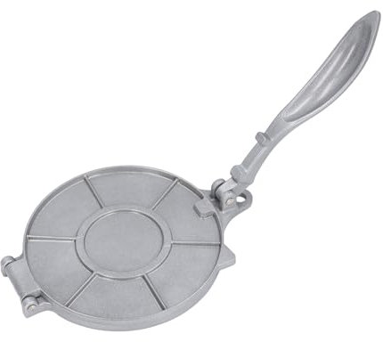 Pressa per Tortilla di Grado Commerciale da 8,5 Pollici, Pressa per Tortilla Maker per Quesadilla Resistente, Pressa per Roti Pre Stagionata Pressa Manuale per Tortilla in Lega