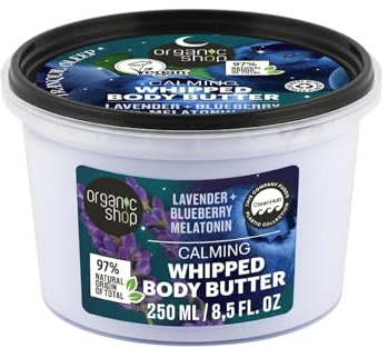 Organic Shop Sleep Calming Whipped Body Butter For Tranquil Sleep, 250 ml