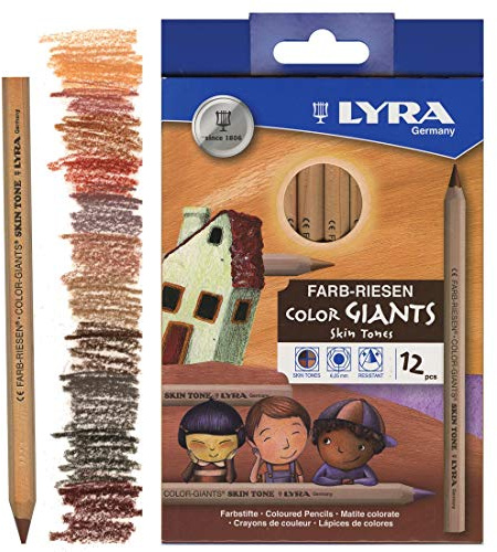 Lyra Kredki Skin Tones 12 sztuk