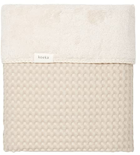 Koeka Kinderbettdecke - Schmusedecke - Kuscheldecke - Mit Teddy Gefuttert - Oslo - Aus Baumwolle - Abwaschbar -