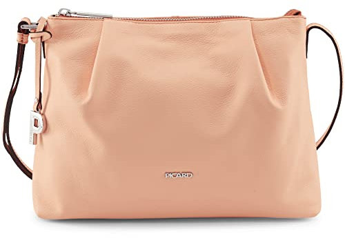 Picard Damen Schultertasche WAVE aus Rindsleder OneSize | mit Reißverschluss | Schultertasche | Alltag