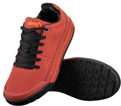 Leatt Zapatos Planos 2.0, Zapatillas de Ciclismo Hombre, Lava, 41