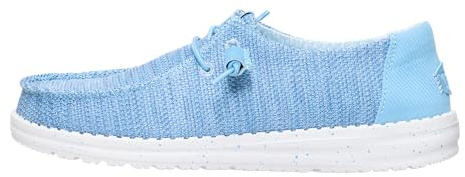 HEYDUDE Wally Braided para Hombre - Zapatos Casual - Parte Superior Textil Transpirable, Cordones de Algodón Trenzado, Diseño Fácil de Poner, Suela Ligera y Flexible-M13