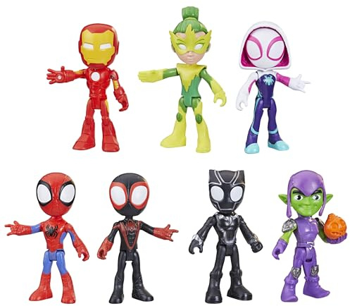 Marvel Actionfigur Hasbro Spidey and His Fantastic Friends, Actionfigur, 10 cm, Superhelden-Spielzeug, 1 Stück, Artikel kann variieren