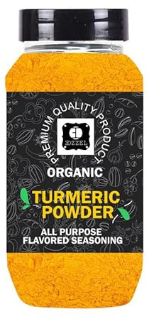 EDZZEL Polvo de cúrcuma natural de 283.5 g (juego de 1)