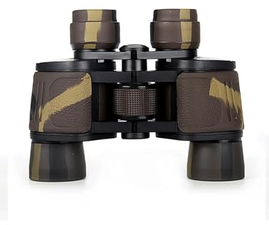 Nattvisionskikare, 8 x 40 HD, kikare med termisk sensor för utomhusresor och mini-bärbarhet (brun kamouflage)