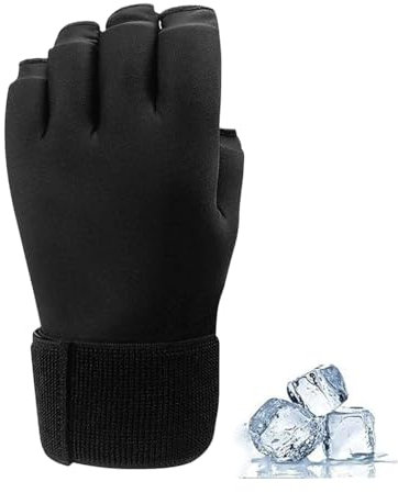 Gel-Handschuhe mit Eiskompresse, Therapie, für Handgelenk, stoßfest, Handgelenkschutz, Kältekompression, für Arthritis, Sehnenscheidenentzündung, Sportverletzungen