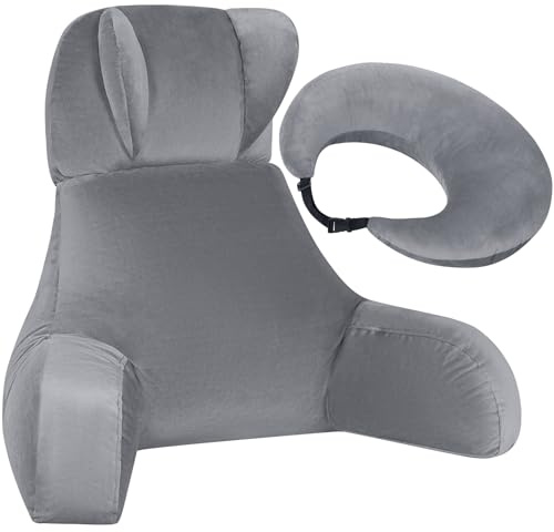 Reading Cushion with Back Support – Detachable 2-in-1 Pillow for Bed & Sofa