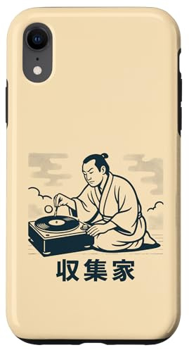 Samurai Vinyl Collector Tocadiscos DJ Carcasa para iPhone XR