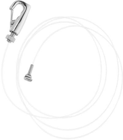BUGUUYO Juego de Cables para Colgar Cuadros de Acero Inoxidable y Cuerda de Nailon Resistente, Fácil Instalación y Diseño Versátil para Estudios de Arte