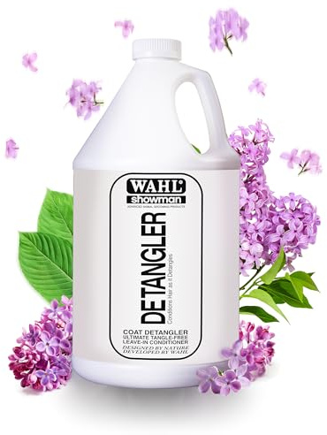 Wahl Easy Groom Detangler – Leave-In Conditioner for Dogs, Cats & Horses, De-Mats Coats Without Pulling, Pleasant Scent, Suitable for Manes, Tails & All Coat Lengths – 3.8L