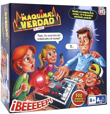 Juego de Mesa Familiar y para Niños La Máquina de la Verdad de Play Fun - IMC Toys