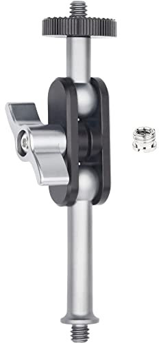 INNOREL ME-1 Brazo mágico Universal con Doble Cabeza de Bola para trípode Soporte de teléfono móvil Brazo mágico articulado con Tornillo de 1/4