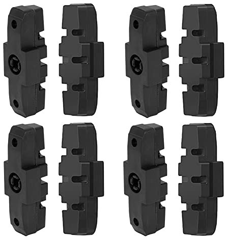 4 Paare Bremsbeläge für Magura HS11/ HS22/ HS33 50mm schwarz Geräuscharme Bremsbeläge für Magura Felgenbremse Race-Line HS-11 HS-33