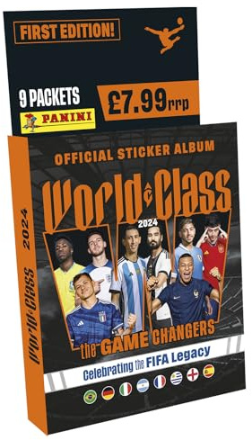 Panini PANINI FIFA World Class 2024 Stickers Blister 7 Pochettes