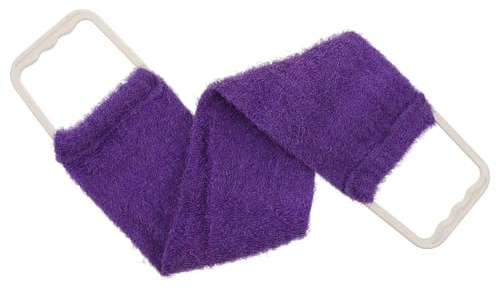 AUTSUPPL Bande Exfoliante Pour Le Dos Double Face Serviette De Gommage Naturelle Sangle De Massage Pour Douche 25.20X3.94X0.39 in Pour Homme Et Femme Peau Lisse