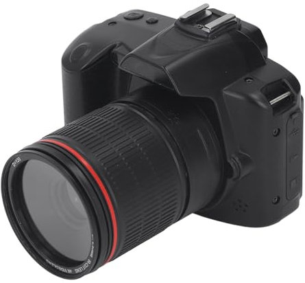 Cámara Digital 4K, Pantalla IPS de 3 Pulgadas 4K 64MP 16 Zoom Digital Visión Nocturna Cámaras Duales Videocámara con Tarjeta de Memoria, Batería 4800mAh, F2.7 2.95mm (128G)