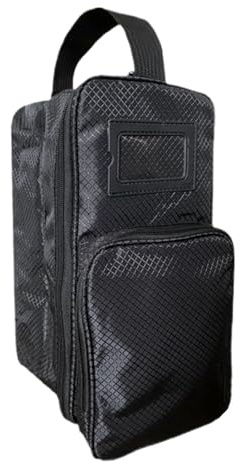Golf skoväska – golf vattentät dragkedja skoväska bärväskor | bärbar stor utomhusficka med framficka för kvinnor, Svart, Refer to description, Unisex