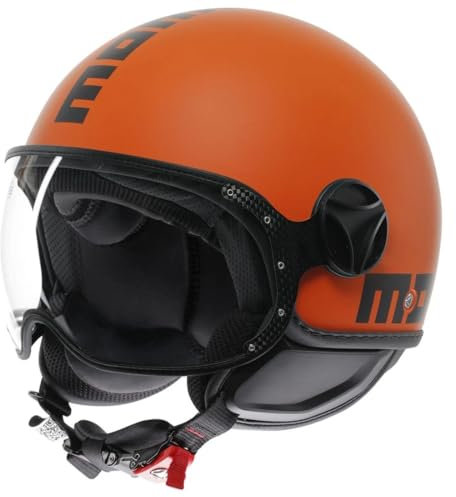 Momodesign Casco Momo FGTR Classic E2206 Mono Arancione Nero Orange Black (L: 59-60)