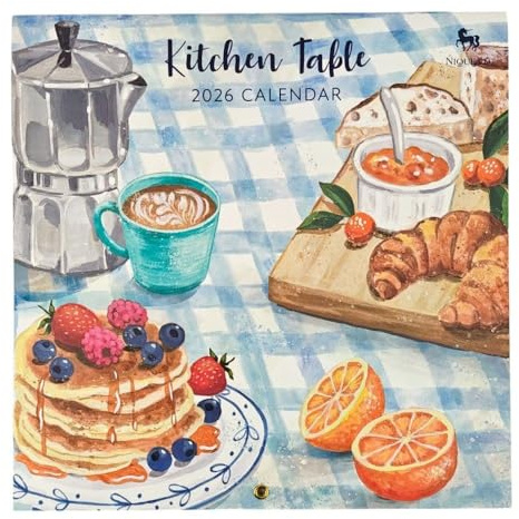 NIQUEA.D, Kitchen Table 2026 Wall Calendar