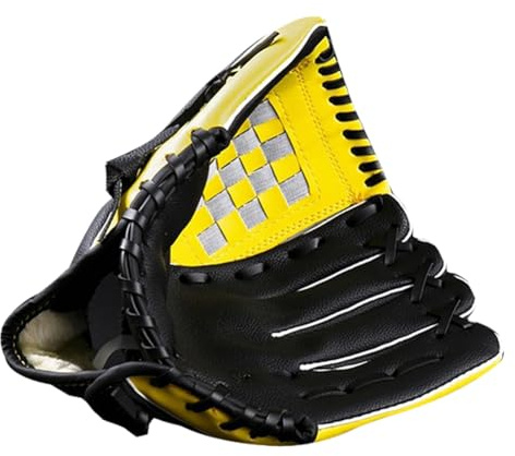 Frewurwer Guantes de Béisbol de 11,5 Pulgadas Guantes de Bateo Guantes de Lanzamiento para Niños Juveniles Guantes de Captura de PU C