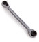 Bahco S4RM-4-7 4-5 Plus 6-7 mm Quadruple Ratchet Wrench Set, Silver
