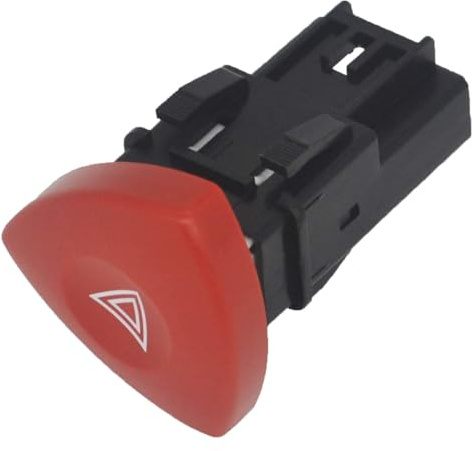 KASturbo Bouton Warning Trafic 2, Interrupteur Feux de détresse pour Espace Laguna 2 Vivaro E7 F7 J7 8200442724 252904889r