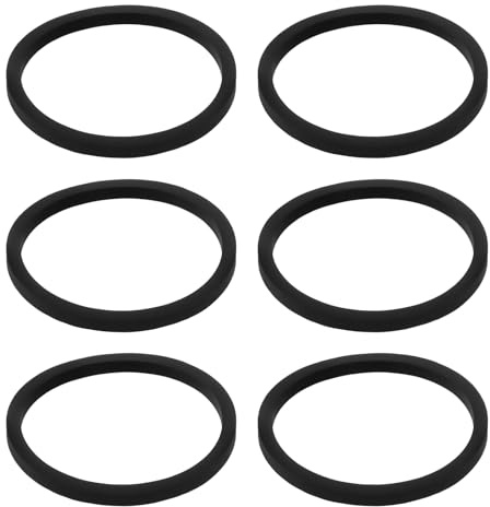 OTOTEC 6pcs Correa de Transmisión para Consola de Juegos 2,4x2,1x0,15cm Compatible con Sega CD Modelo 1 Compatible con Mega CD System Consola